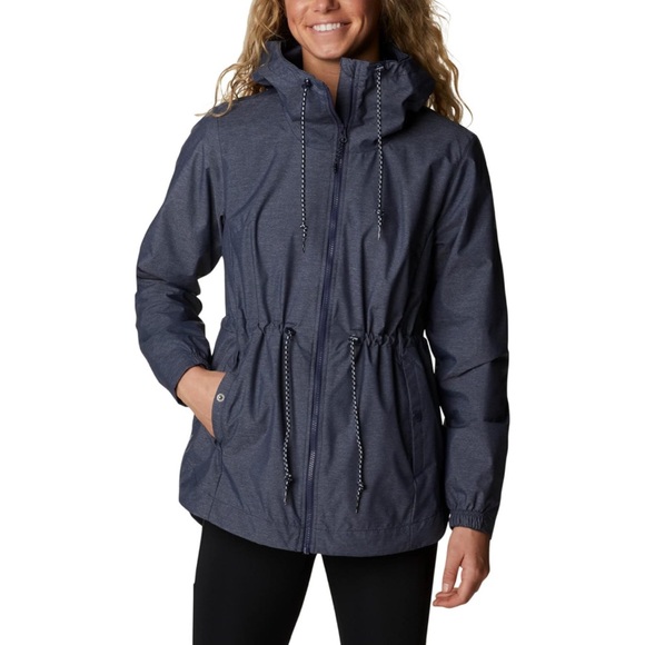 NWT Columbia Women’s Lillian Ridge Hooded Waterproof Shell Jacket - Picture 1 of 4